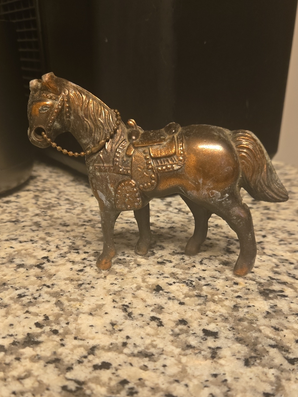 Bronze Decorative Horse Figurine - Vintage